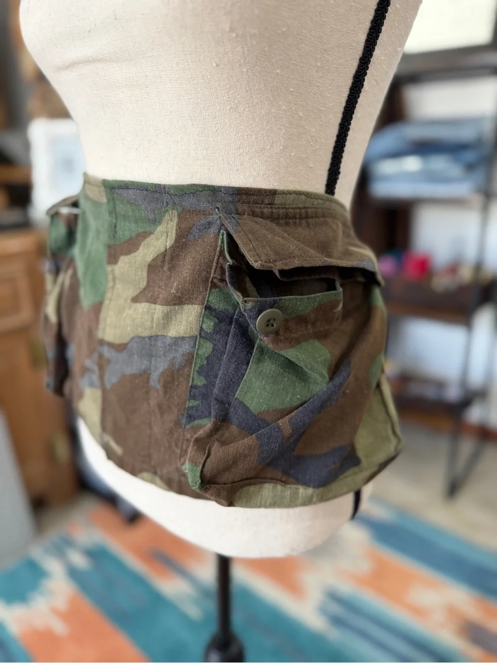 Camouflage Utility Belt Apron Green Camo